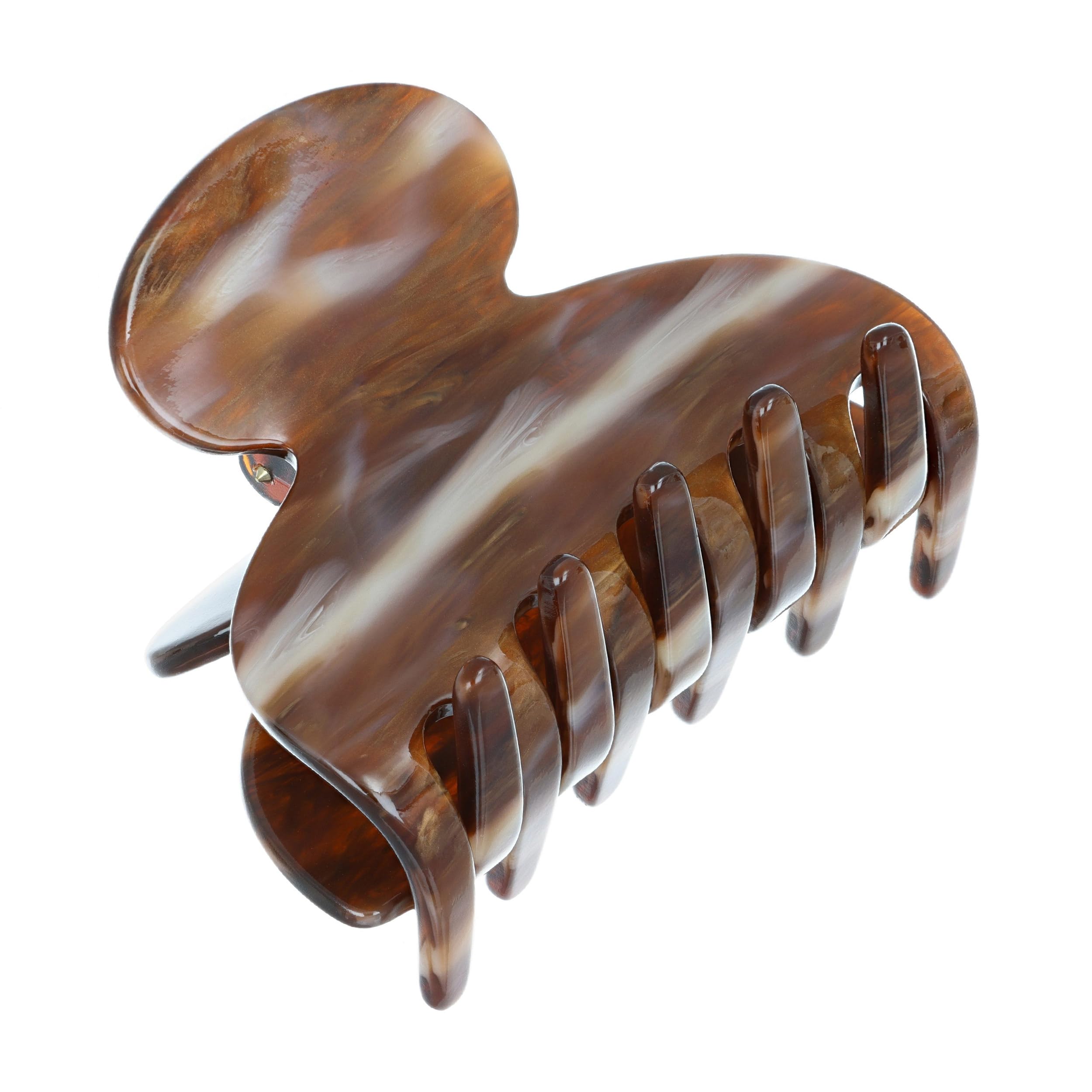 Small French Hair Claw Clip for Women Lightweight Damage-Free Strong Grip Amazon.com : France Luxe Small Hair Clip for Women, Couture  main image 3