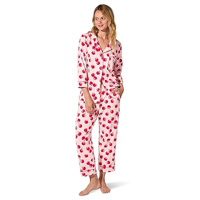 Bedhead PJs 3/4 Sleeve Classic Stretch Jersey Crop Pj Set Women