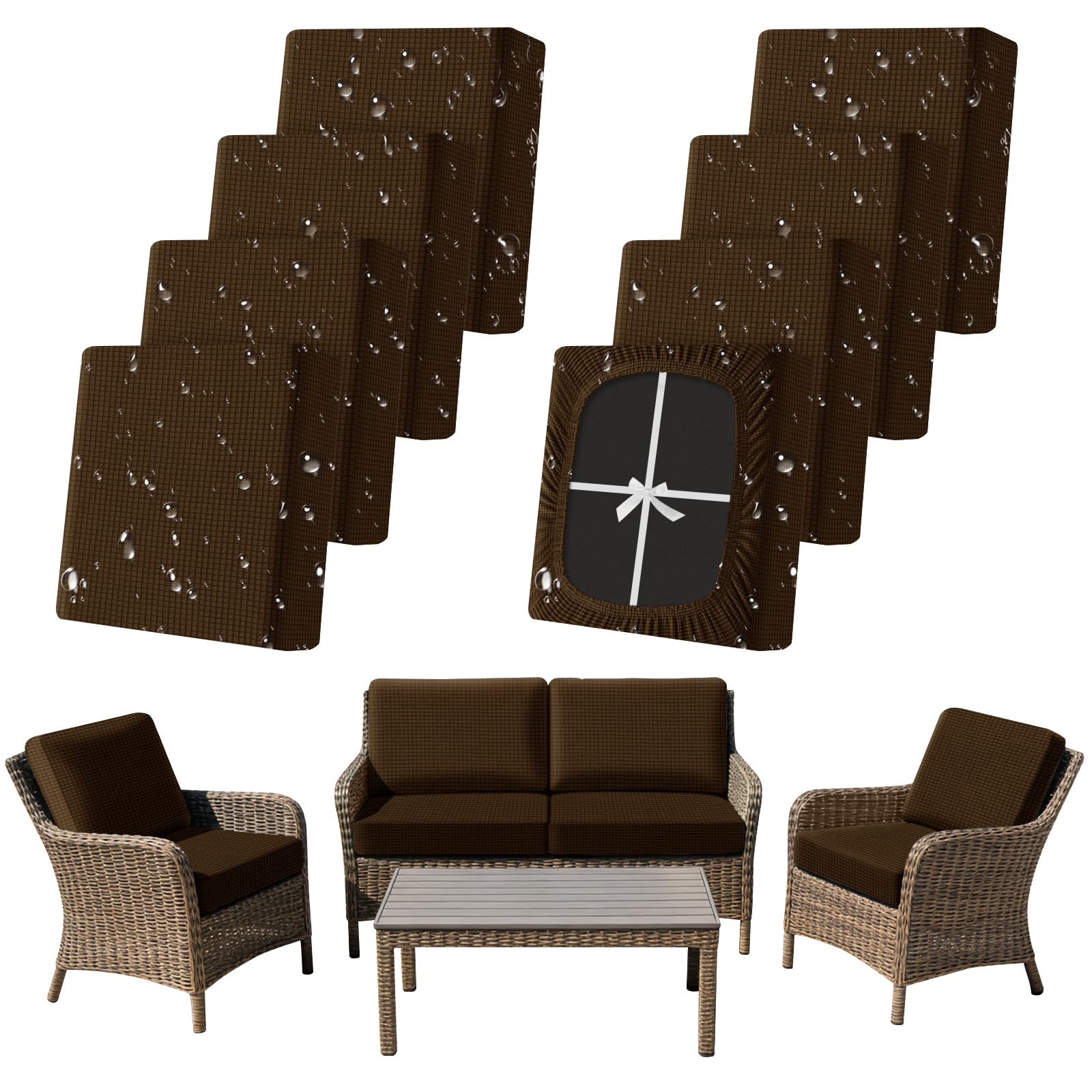 Housse de coussin pour salon de jardin SYLC : sublimez votre terrasse