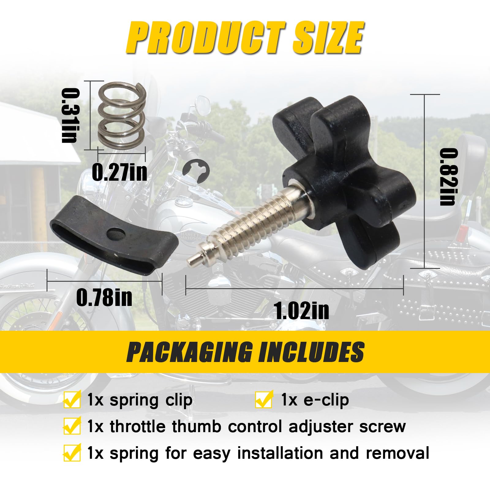 Amazon.com: atsuch Throttle Thumb Tension Screw Kit Compatible