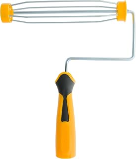 Coral 42405 Easy Coater Paint Roller Frame with a Soft Grip Handle and Cage Design 9 inch 1.5" Dia, Yellow, 9" x 1.5"