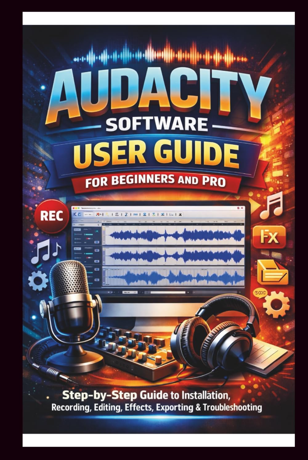 Audacity Software User Guide For Beginners And Pro: Step-by-step guide to mastering audacity installation, Recording, Editing, Effects, Exporting and troubleshooting made Easy. (Tech Made Easy)