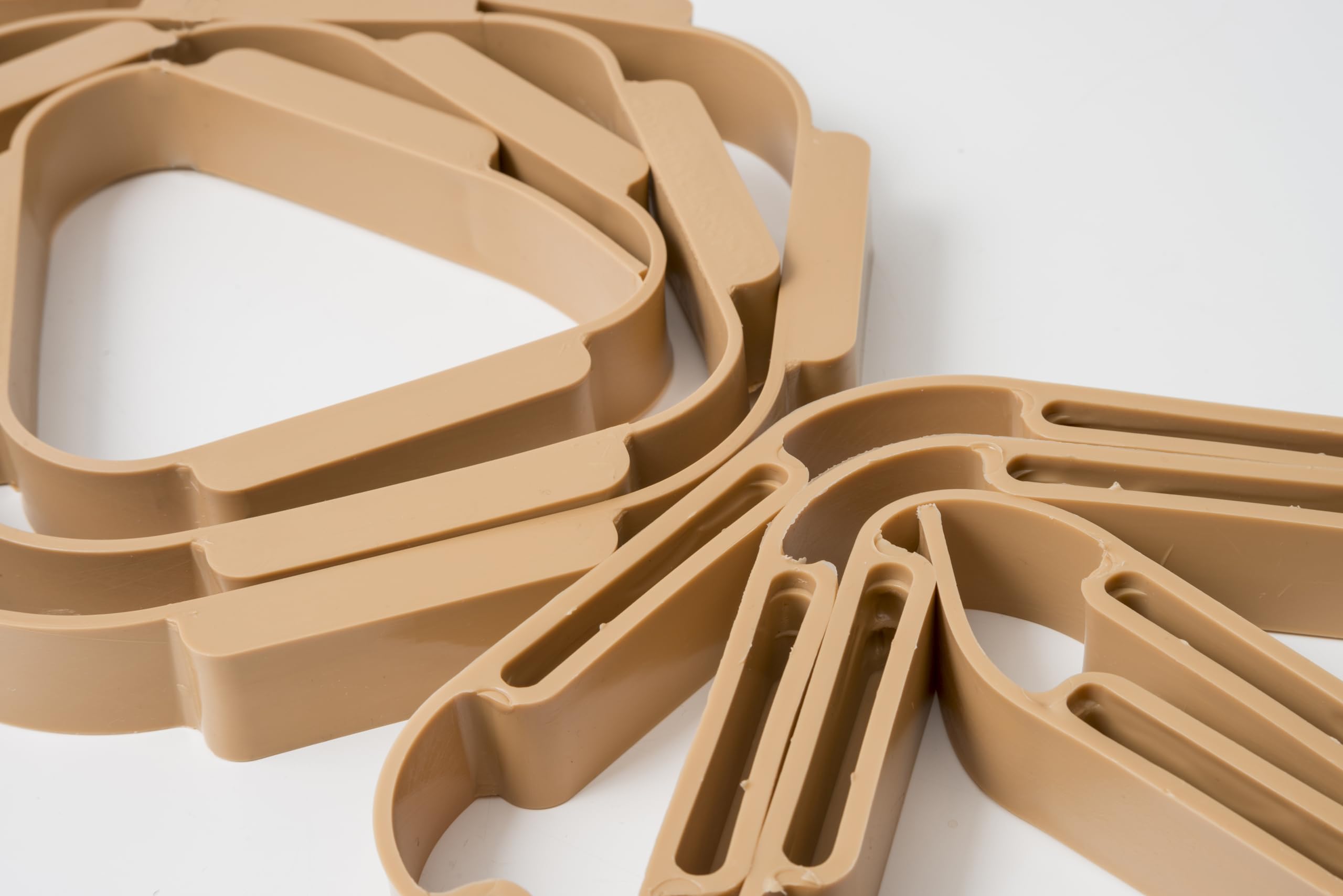 IPEA Rolki do łóżka 200 cm Made in Italy - 2 sztuki - plastikowe paski podtrzymujące - Możliwość skrócenia - 15 miejsc na listwy - podstawa łóżka