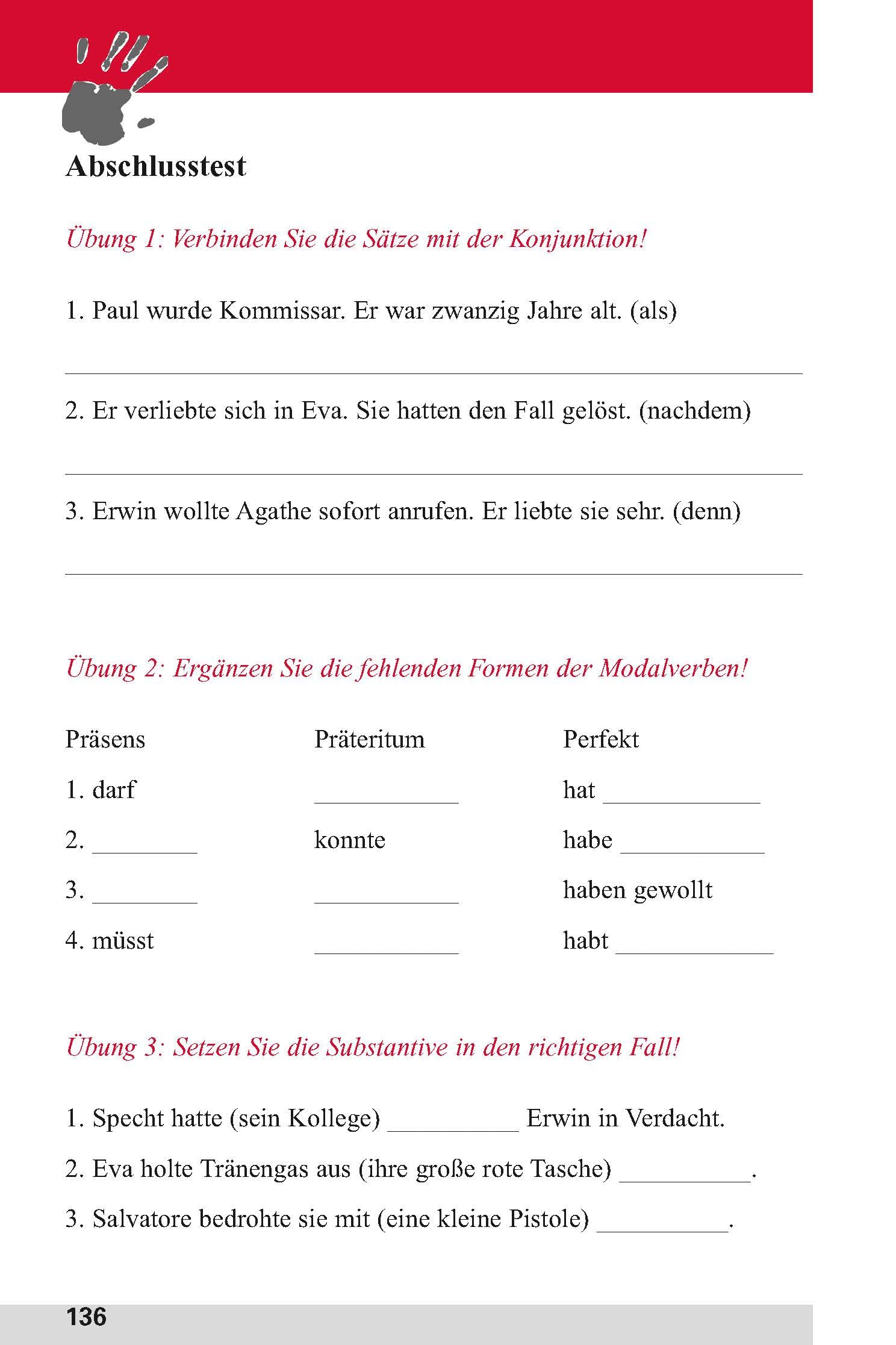 Der Mann ohne Gesicht: Deutsch als Fremdsprache (DaF) Niveau B1