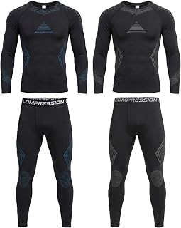 Men's Fleece-Lined Winter Base Layer Set