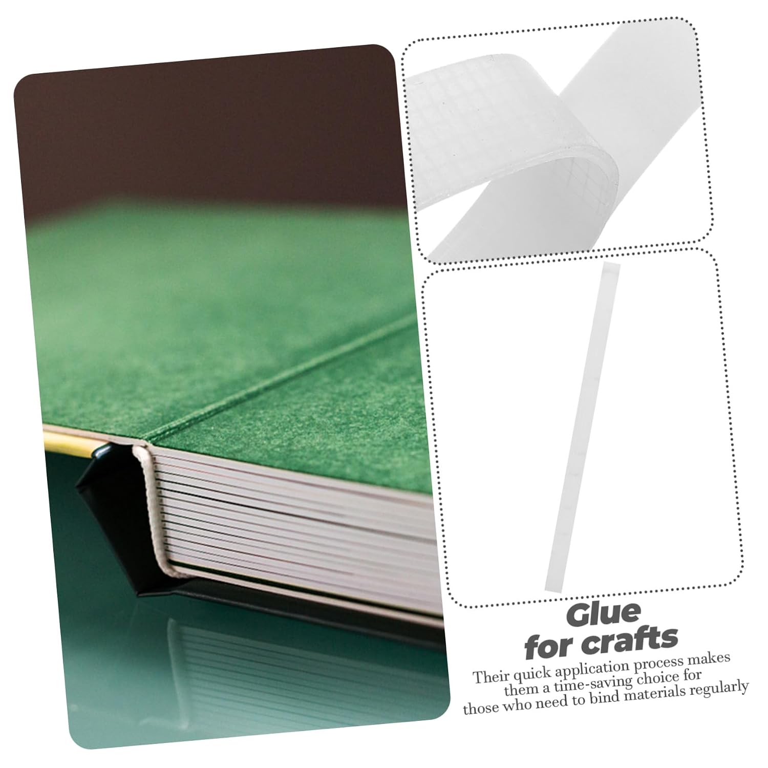 50 Pcs 12mm Mesh Backed Glue Binding Strips for Scrapbooking Book Repair and Document Binding Acid-Free Adhesive for Crafts and Office Supplies