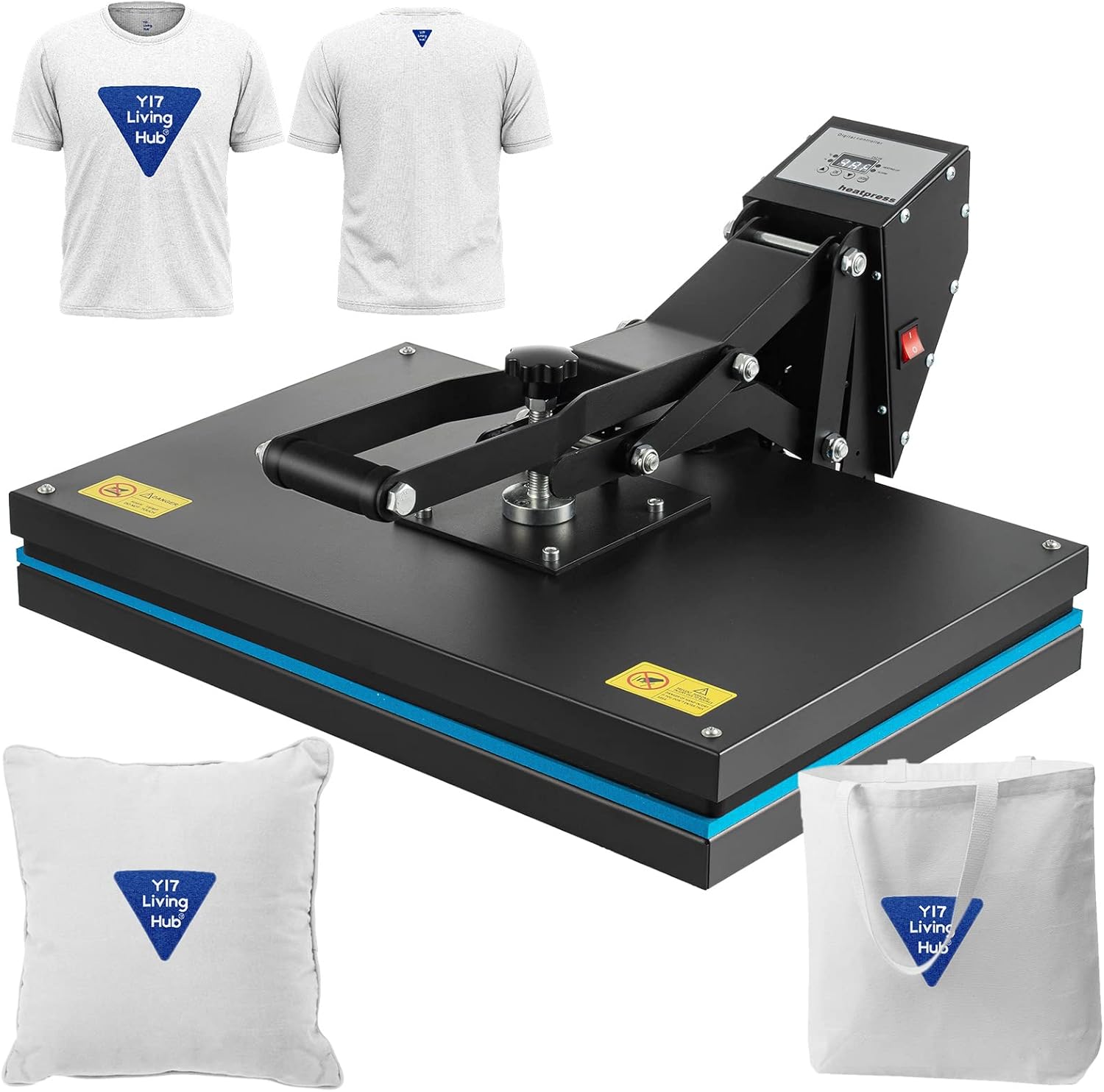 SHZOND Heat Press Machine 16x24 Inch, Clamshell Large Heat