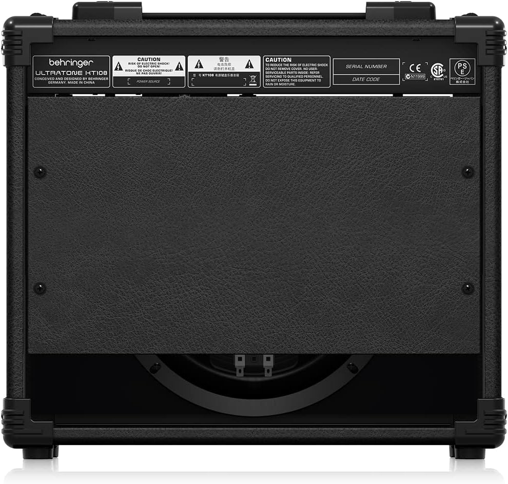 Behringer ULTRATONE KT108 Ultra-Compact 15 Watt Keyboard Amplifier with VTC-Technology and Original 8" Bugera Speaker