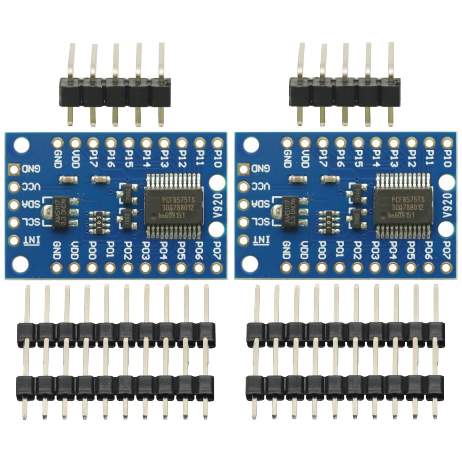 2 pz PCF8575 I2C IO estensione modulo scudo espansione IO Port Expander Board DC 2.5-5.5V I2C Controllo di comunicazione 16 porte IO per Arduino