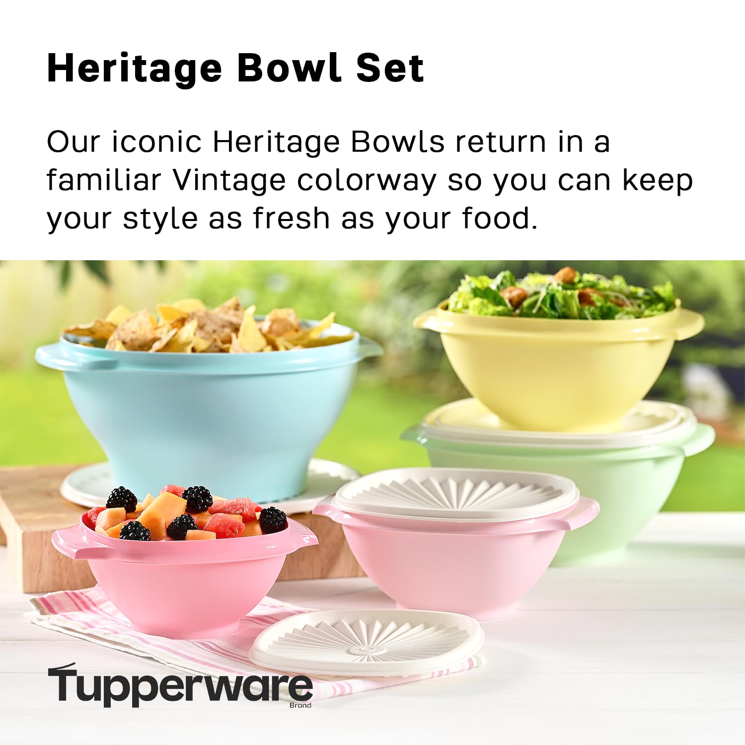 Amazon｜Tupperware Heritage Collection 10 Piece Food Storage