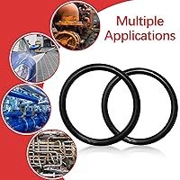 Vista 7 de Kit de 419 juntas tóricas métricas universales, 32 tamaños, goma Buna-N 70A, para grifos, automóviles lavadoras a presión reparación de sellado