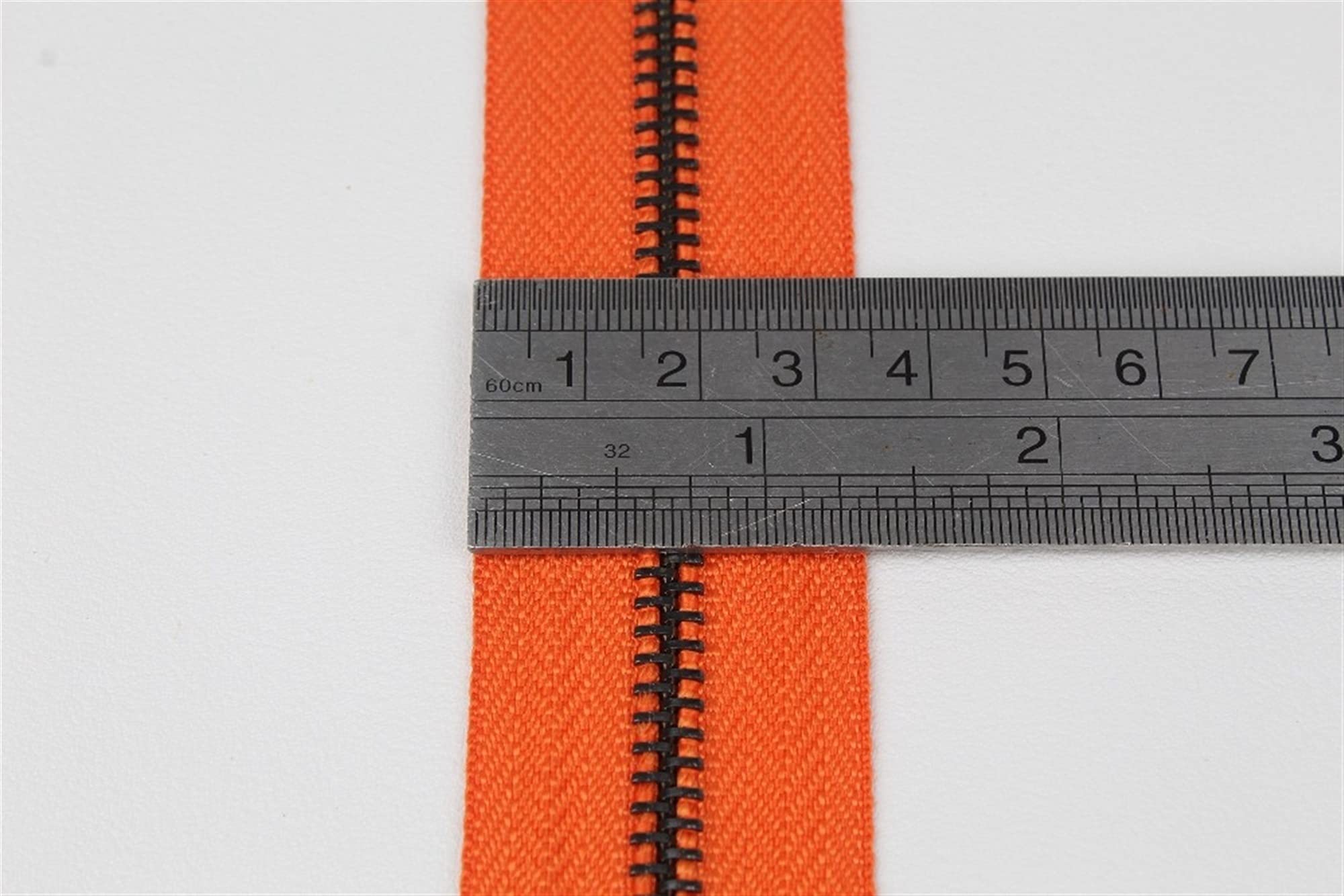 Lnanqing-Reißverschlüsse 5 # High Grad Black Metal Reißverschluss Schwarz Gelb Golden Orange Fuchsia lila einzelner offener Metall Reißverschluss Rolle, Vielseitig und langlebig(C7 Light Purple)