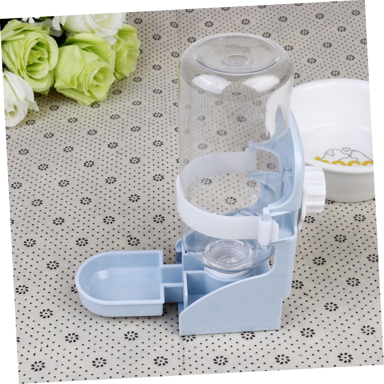 2 Piezas tazón de Agua Potable de Bebedero Hamster bebederos para pajaros Botella de Agua de Conejito dispensador de Agua para Perro Tetera Bebedero automatico para Mascotas