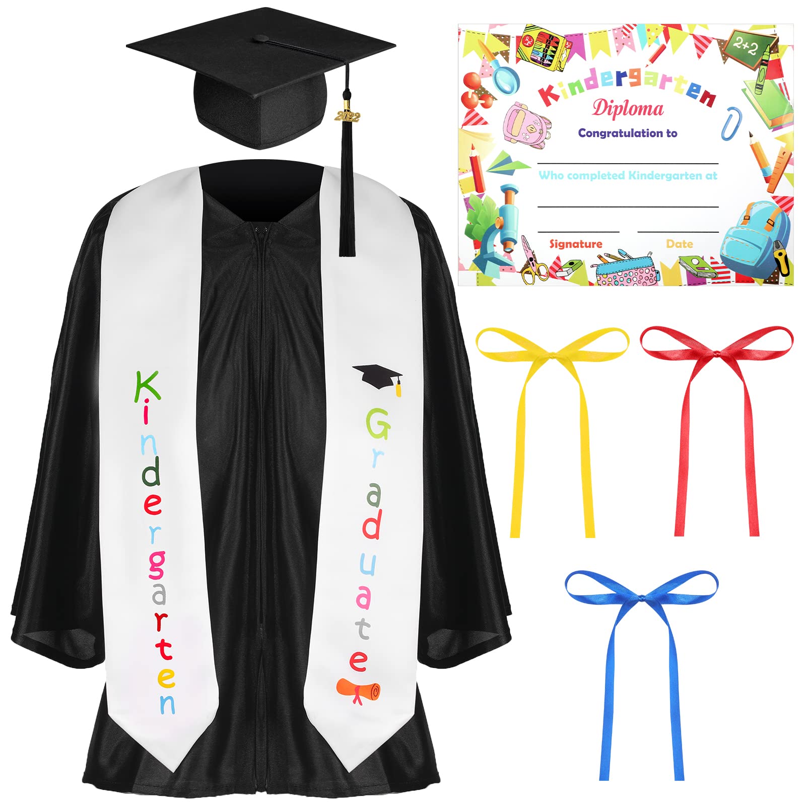 Buy Kindergarten Class of 2022 Graduation Cap Gown Stole Package with
