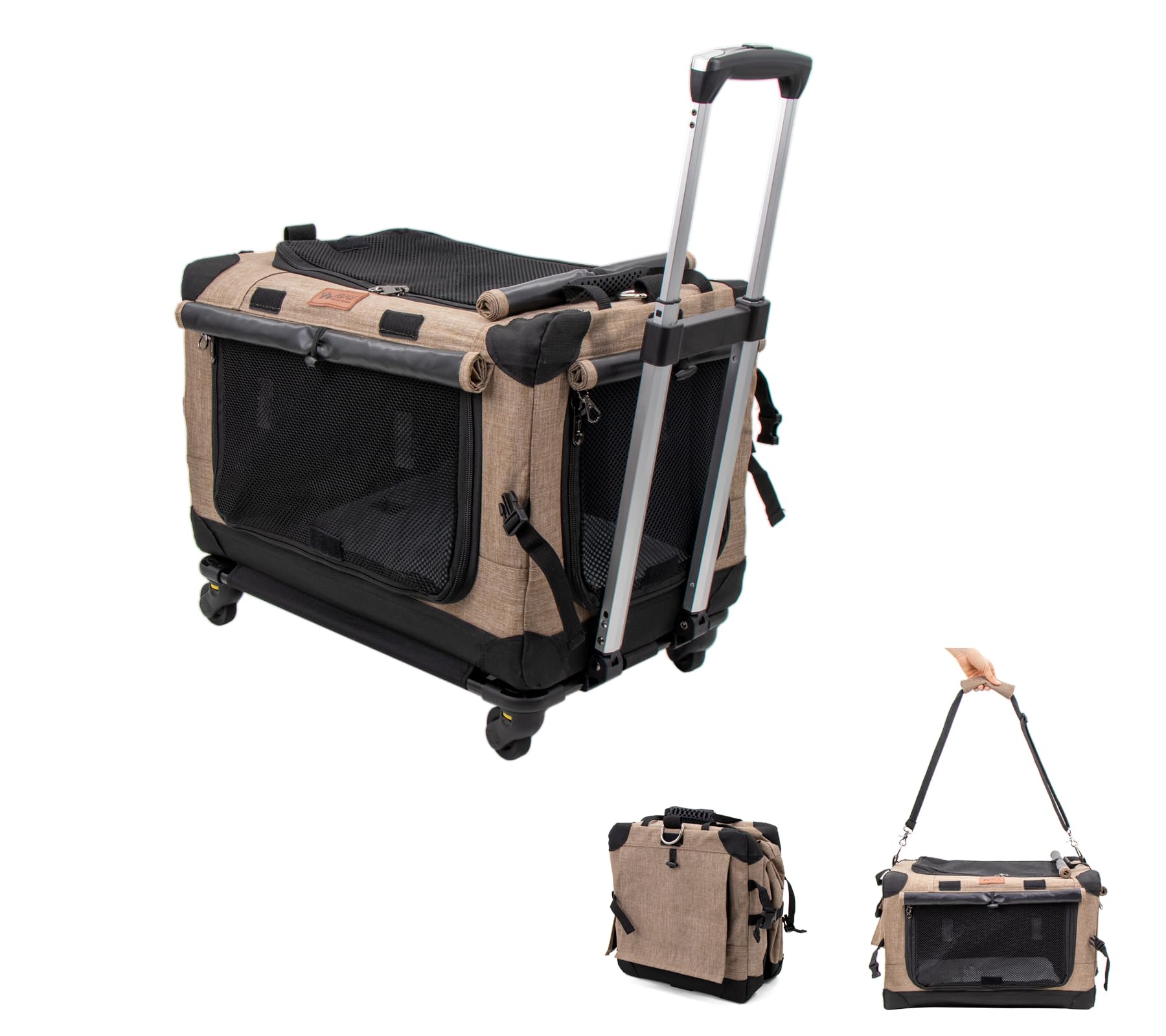 GPR 2way ペットキャリー カーキ GPR 2way ペットキャリー カーキ