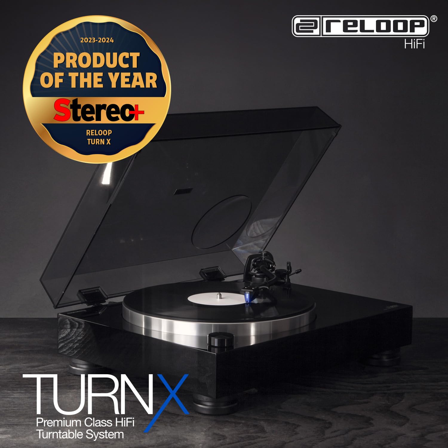 Image secondaire de Reloop Turn X - Platine Vinyle Hi-Fi avec Cellule Ortofon 2M Blue