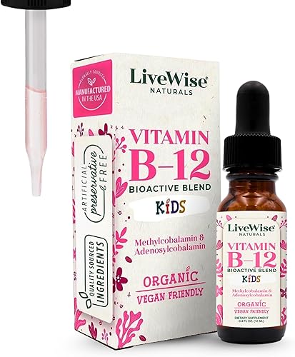 Miniatura 17 de Liquid B12 Vitamina Sublingual – Vitamina líquida totalmente natural vegana B12 gotas – Suplemento sin OGM Adenosylcobalamina metilcobalamina B12