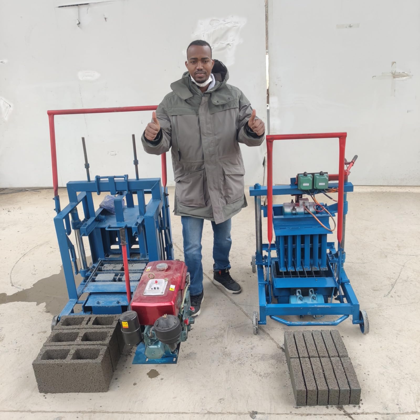 Fabricante de bloques de hormigón de núcleo hueco para constructores y renovaciones de viviendas