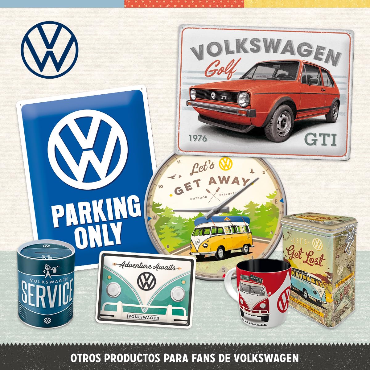 Nostalgic-Art VW Bulli - Let's Get Lost