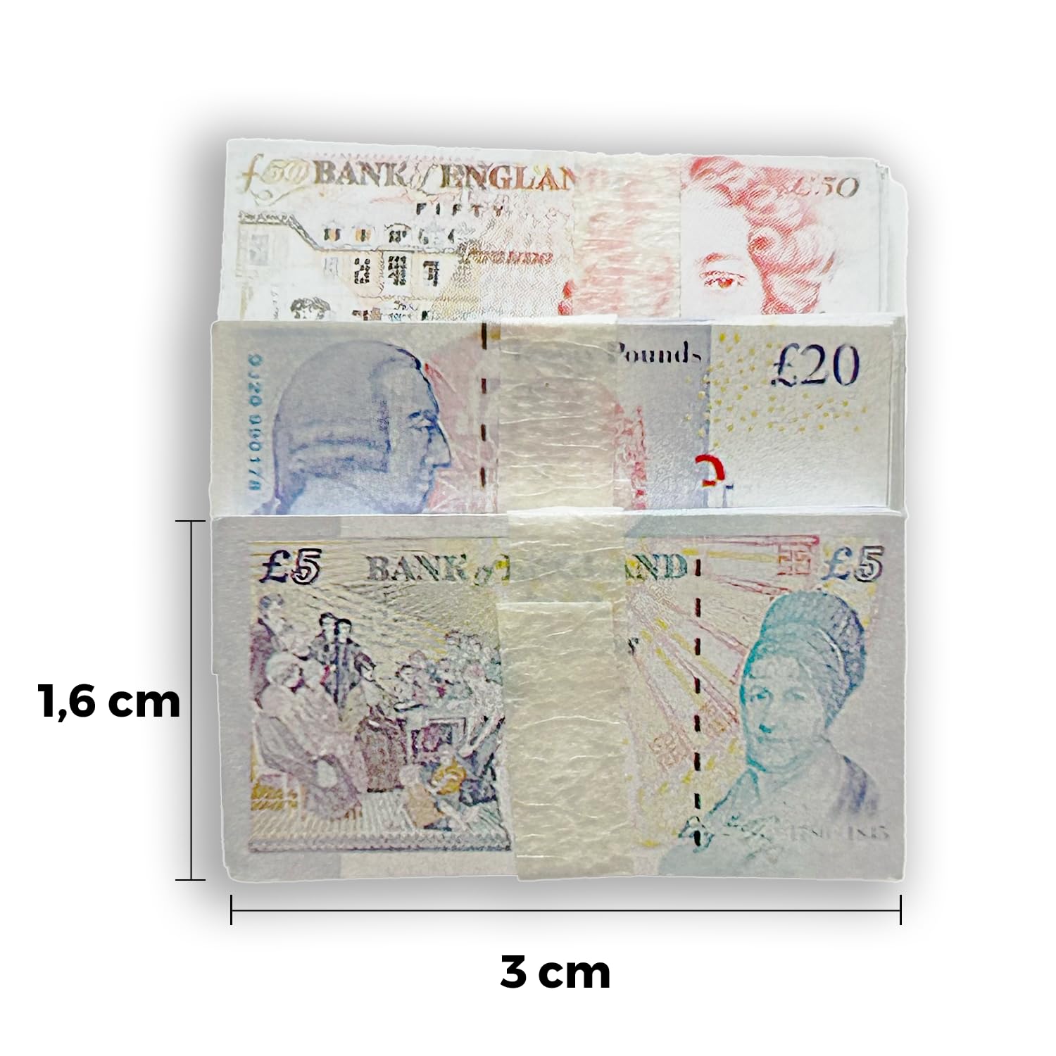 Scratch Cash Bundle – 175 Spielbanknoten In Lire, 7 Bündel (1.000 Bis 500.000 Lire)