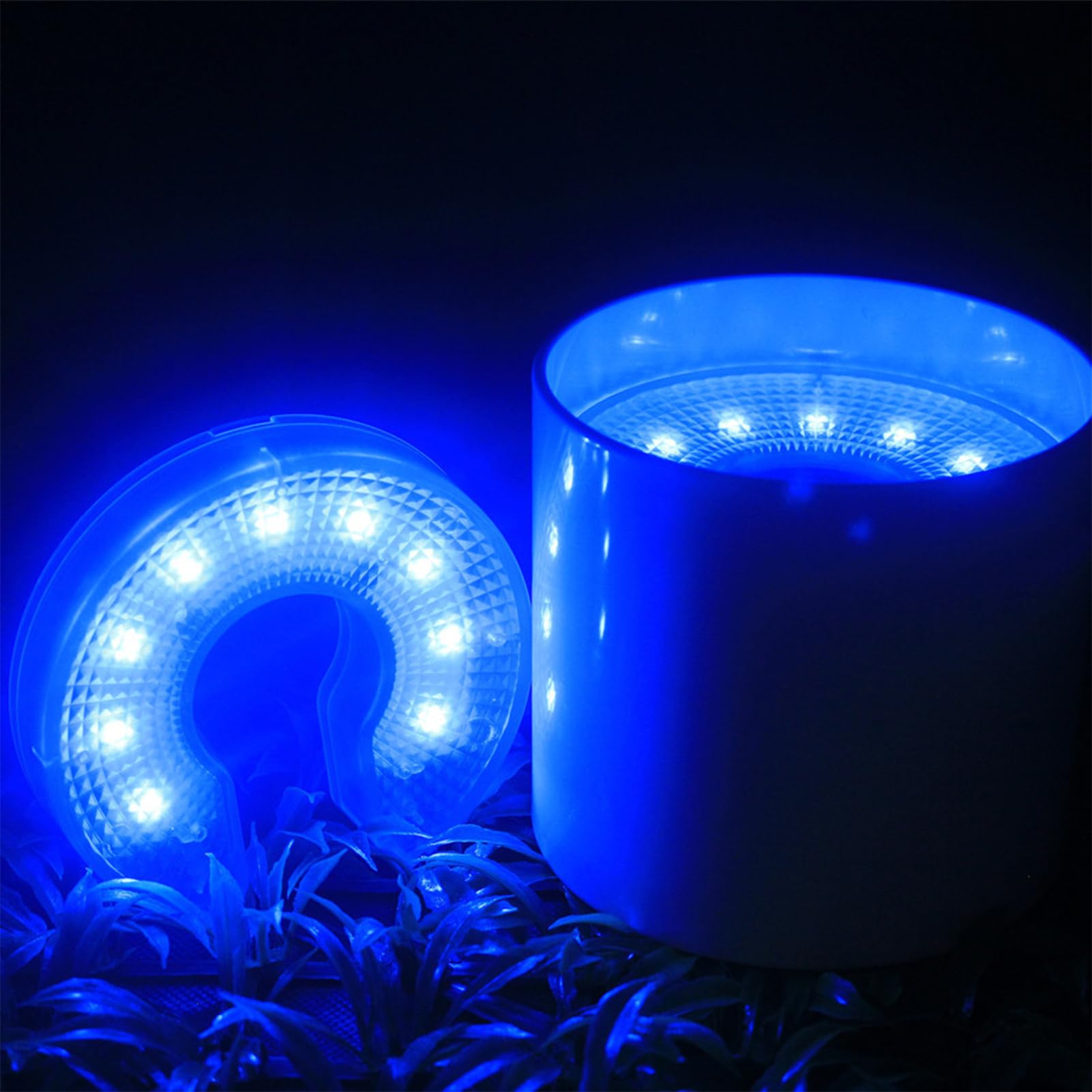 Luces LED de agujero de golf, lámpara de copa, policarbonato ABS, iluminación multicolor, herramienta de práctica nocturna para fiestas