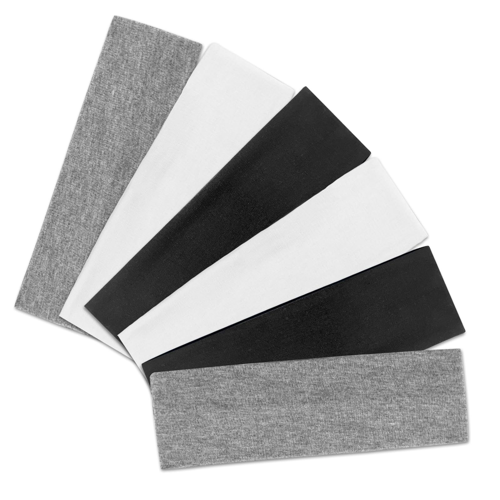 Fasce Capelli Sportive Donna Witbicg - 6 Pezzi, Elastiche Traspiranti, Per Yoga, Corsa - Foto 5