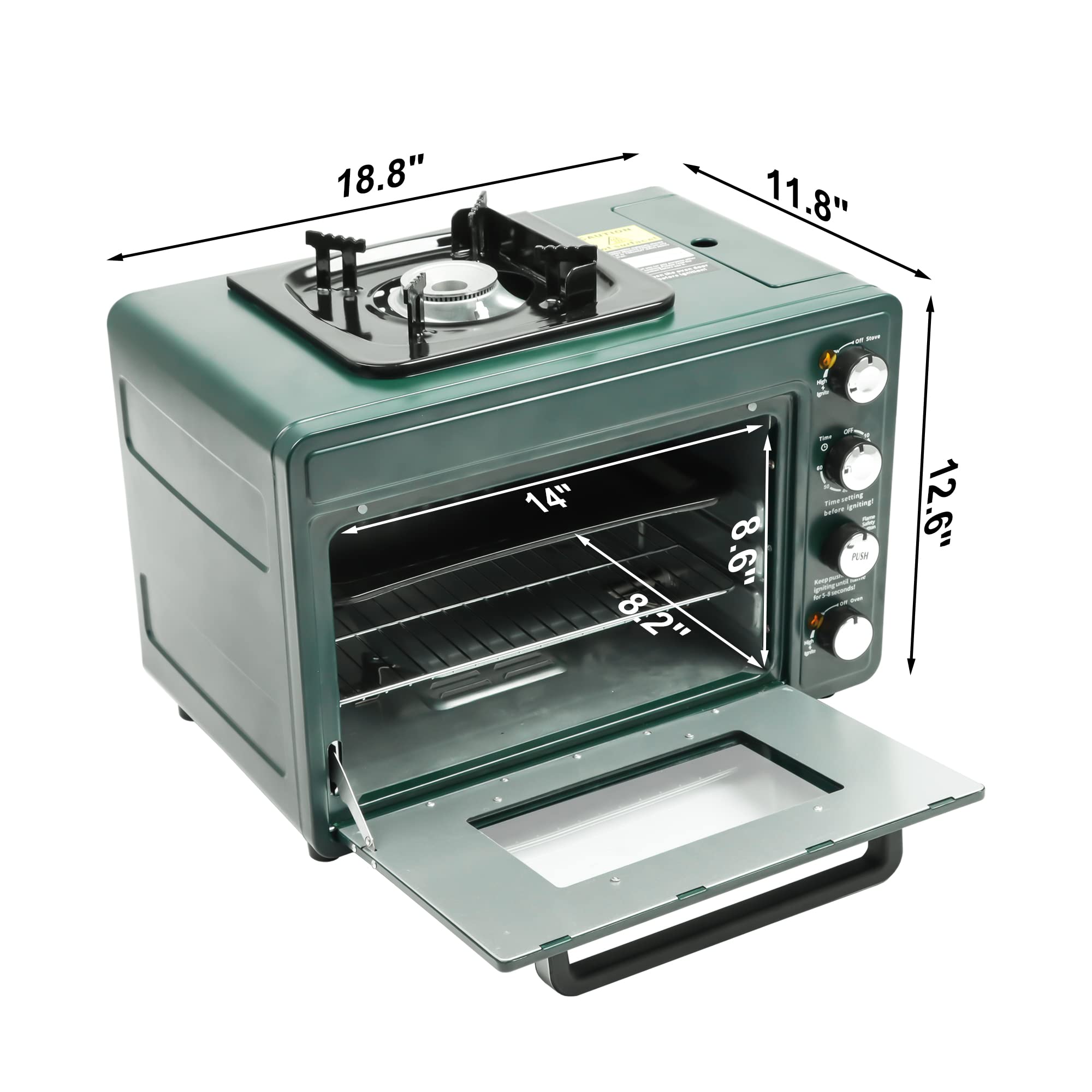 Amazon | 30L アウトドア ガス キャンプ オーブン ポータブル