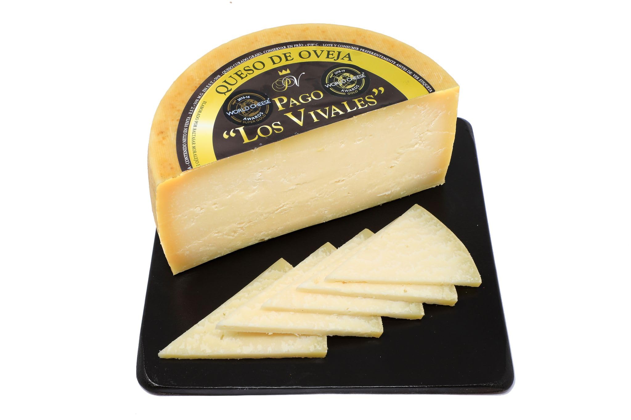Queso Curado Puro de Oveja Pago Vivales: La Joya Gastronómica en 1/4 queso de 850gr Aprox, para Paladares Exigentes, donde la Tradición Artesanal y la Excelencia se Fusionan en un Sabor Inolvidable.