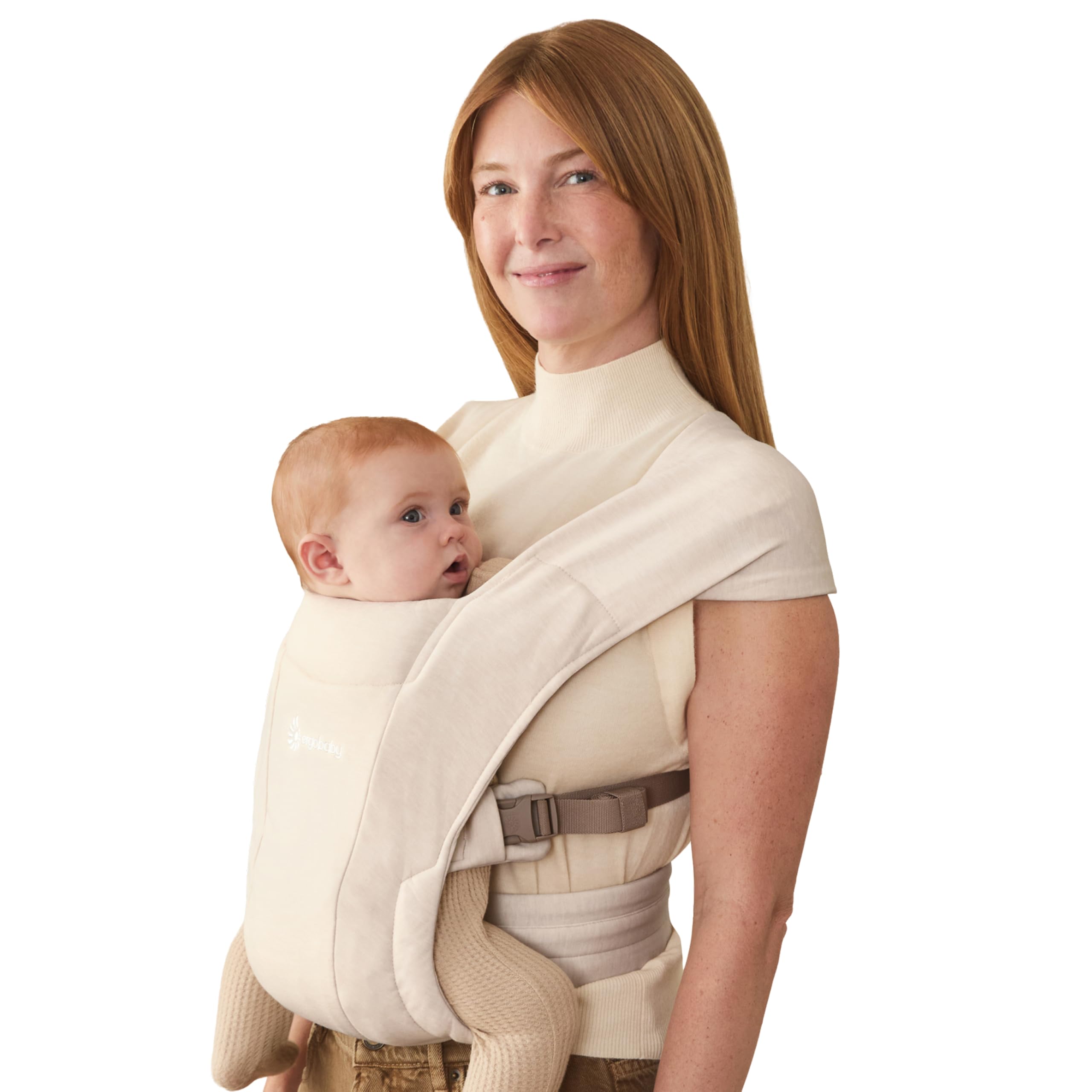 Ergobaby Embrace Cozy Newborn Baby Wrap Carrier (7-25 Pounds), Cream-image-33