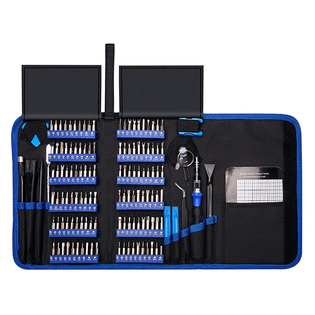 Juego de Destornilladores de precisión 140 en 1 CR-V Destornillador bits Destornillador Hexagonal Torx magnético bits Kit de Herramientas de reparación electrónica