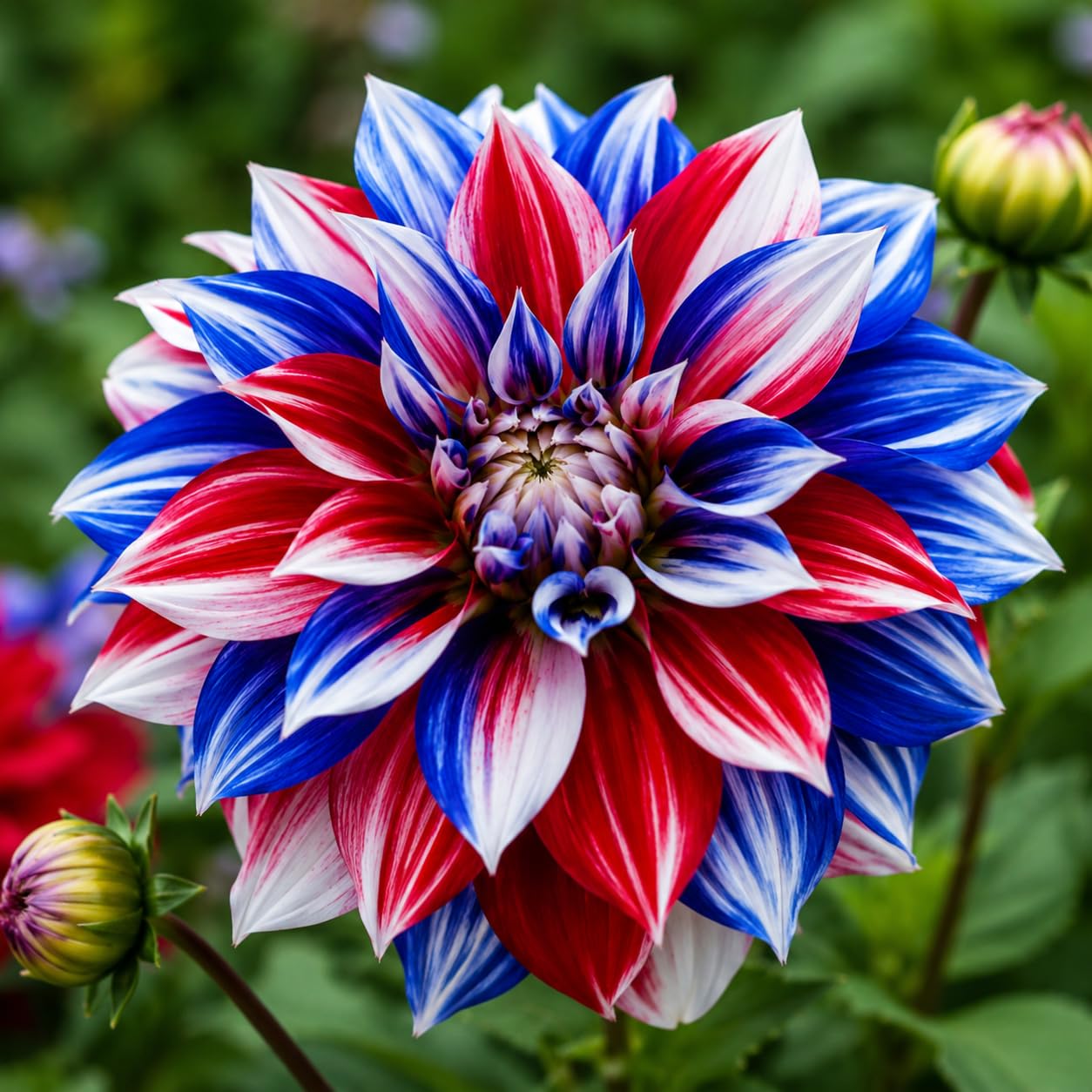 Dahlia Tubers Perennial, Plant All Year, Perfect for Wedding Displays, Easy Grow Blooms for Patio Borders/-2bulbs-A