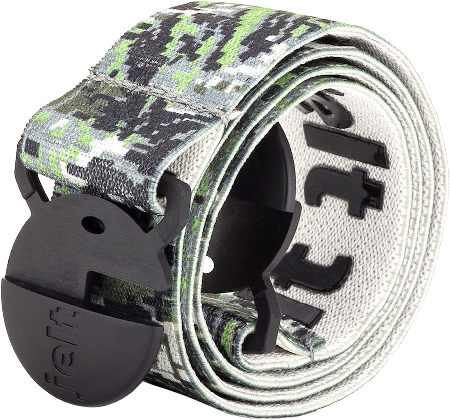 Jelt Elastic Stretch Belt | For Men and Women | Non-Metal | Non-Slip | Made in USA | Turquoise Blue