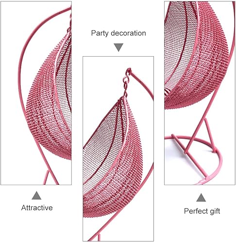 Miniatura 6 de ibasenice Silla giratoria en miniatura para casa de muñecas, adorno de paisaje de casa de muñecas, muebles en miniatura, silla colgante