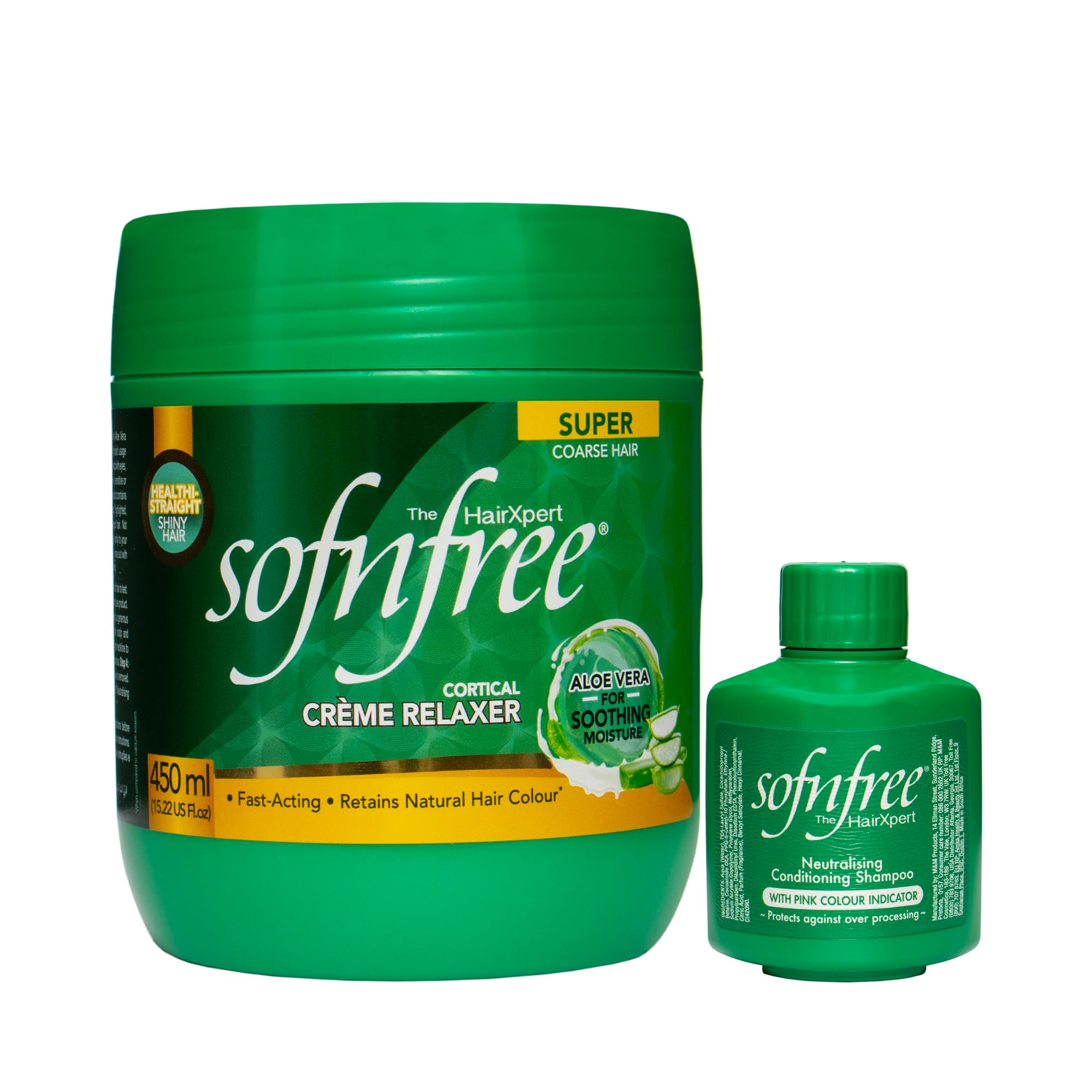 SOFN'FREE Coarse Hair Relaxer Super (450ml x 9 Pieces)