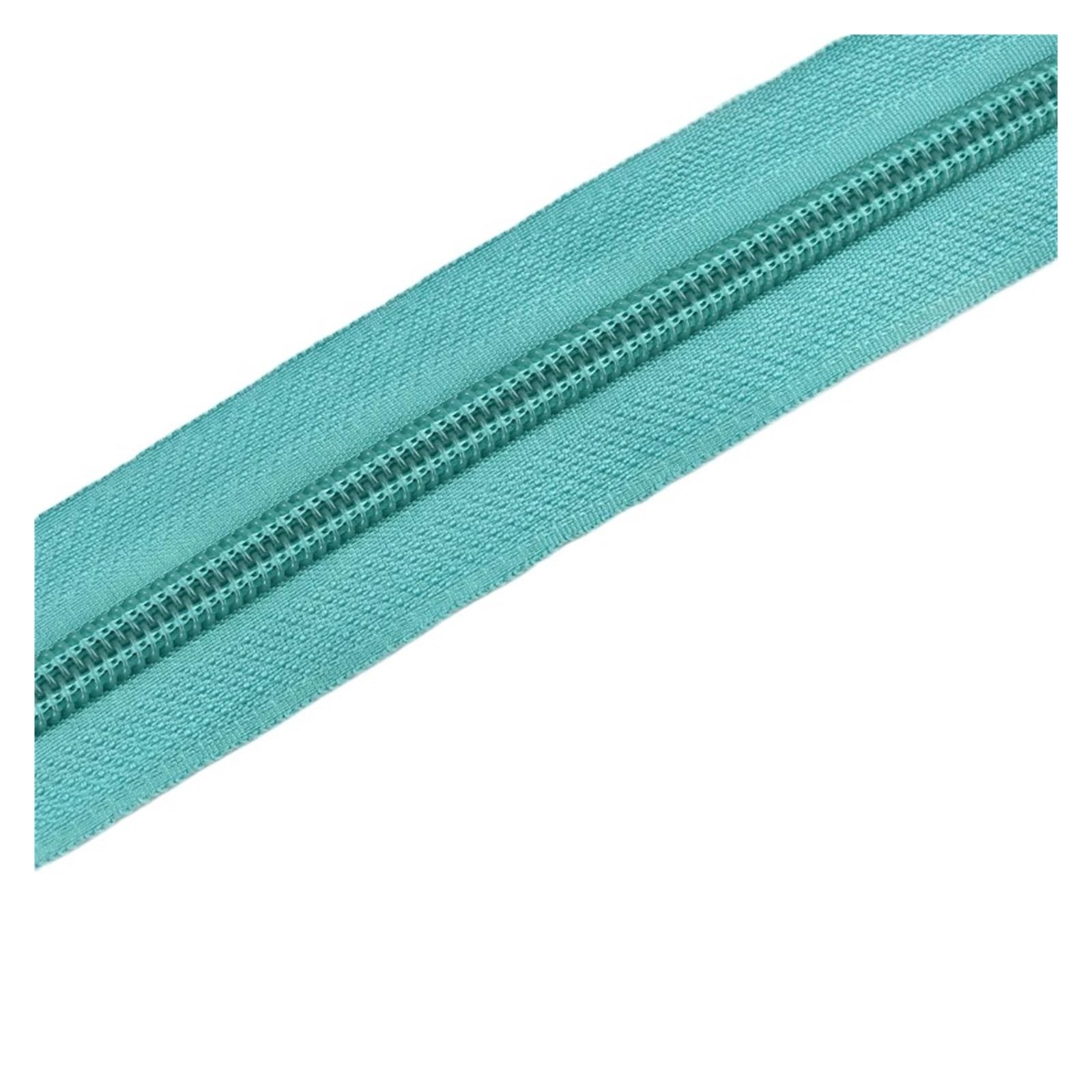 1pc 3/5/10M Meetee 5# Colorato Cerniera In Nylon Zip Estrattore Abbigliamento Decor Zaino Chiusura Cerniere Kit Di Riparazione Accessori for Il Cucito(LakeGreen,10MZipsNo5)