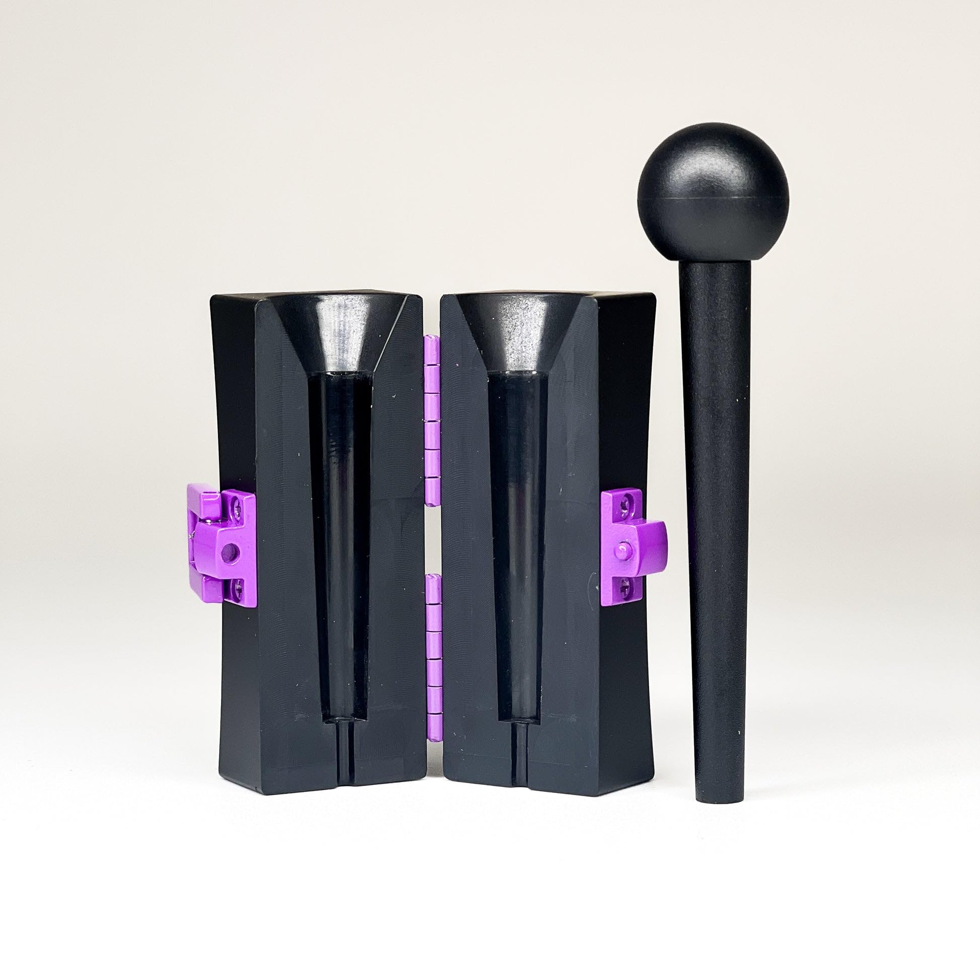 Purple Rose Supply Kompressions- und Verpackungswerkzeug | Präzisionsfüller für Schalen in Größe 1 1/4 – verbessert die Brenndauer und den Durchfluss | 3-Stufensystem: Komprimieren, einstellen