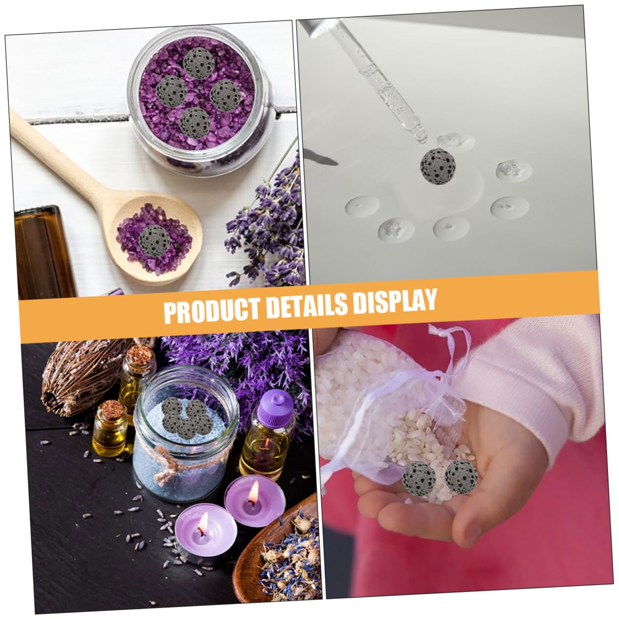 Mobestech 165stücke Teiliges Aromatherapie Diffuser Aus Vulkanischem Elegante Duftsteine Für Auto Einfache Installation Geeignet Für Fahrzeugtypen Für Ätherische Öle Nicht Enthalten