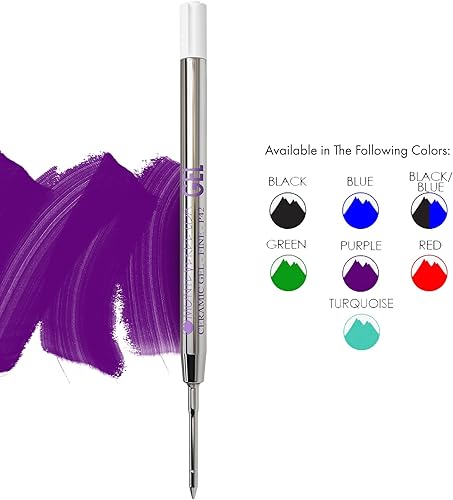 Miniatura 2 de Monteverde Recambio de gel de cerámica morado para adaptarse a bolígrafos Parker, punta fina, 2 paquetes (P422PL)