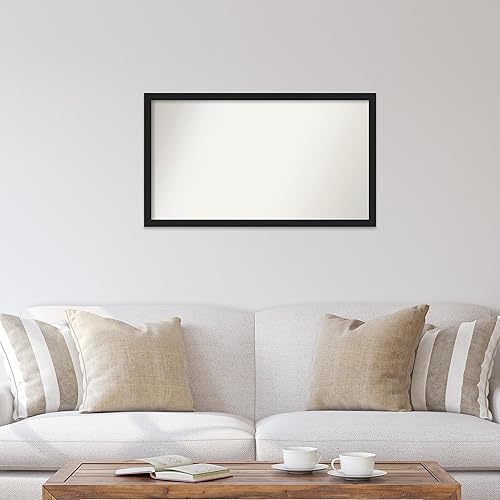 Miniatura 5 de Amanti Art Custom Mirror, Grace Brushed Metallic Black Narrow Bathroom Mirror, Wall Mirror or Bathroom Vanity Mirror Over Sink (22 x 38 in.)