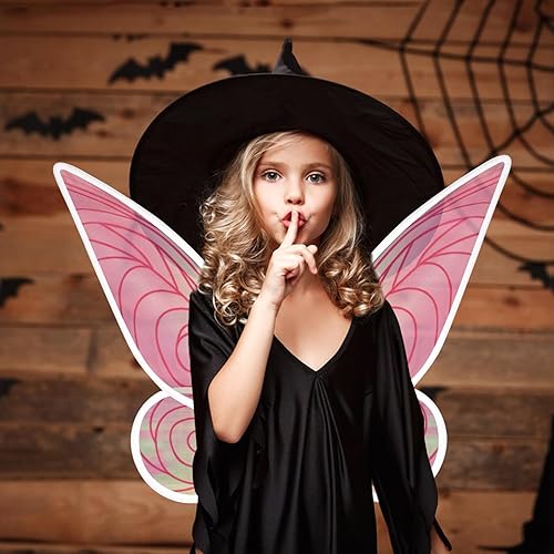 Vista 5 de Halloween Costume Fairy Wings Angel Wings for Women and Girls