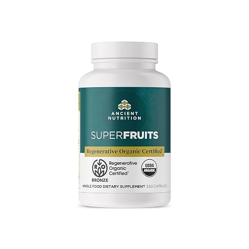 Ancient Nutrition Regenerative Organic Certified SuperFruits Capsules