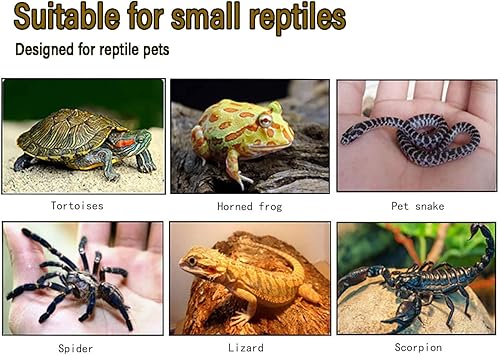 Miniatura 6 de kathson Plataforma de resina para tortugas, rampa de escalada de tortuga, terraza de descanso, cuevas de piel de reptiles, decoraciones de acuarios,