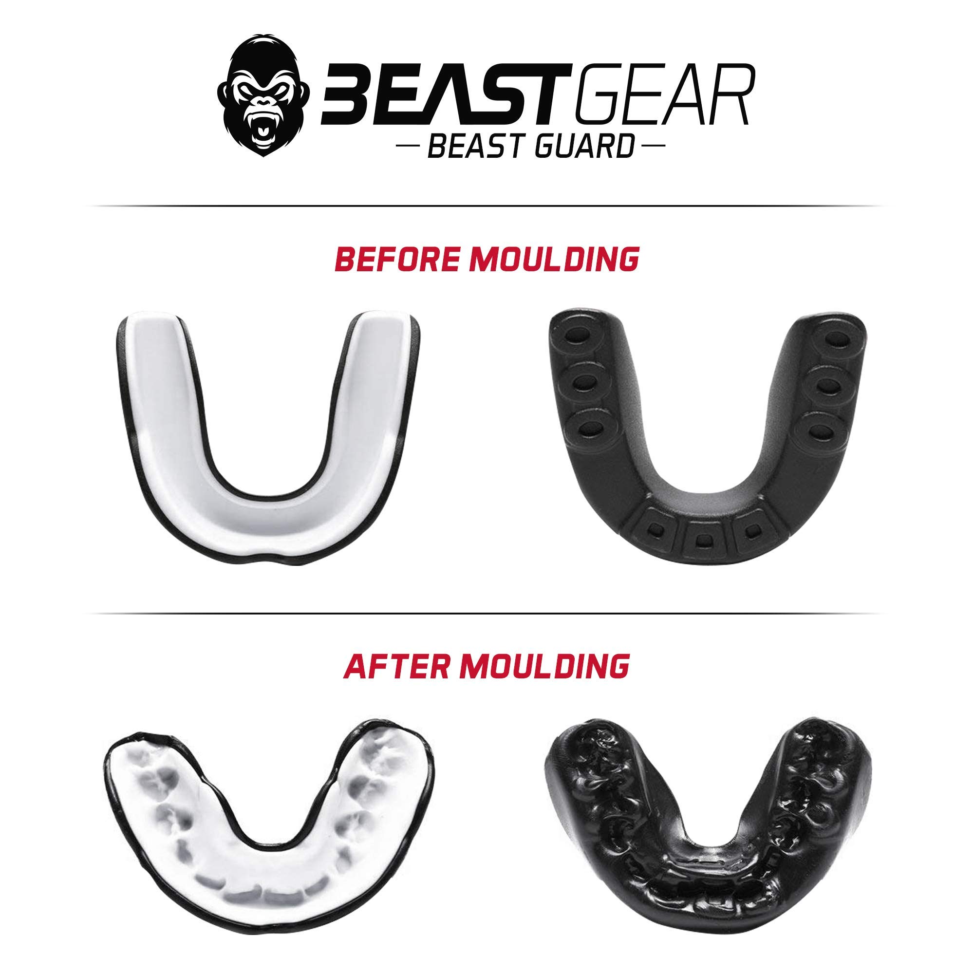 Beast Gear Mouth Guard/Gum Shield for boxing, MMA, rugby, muay thai