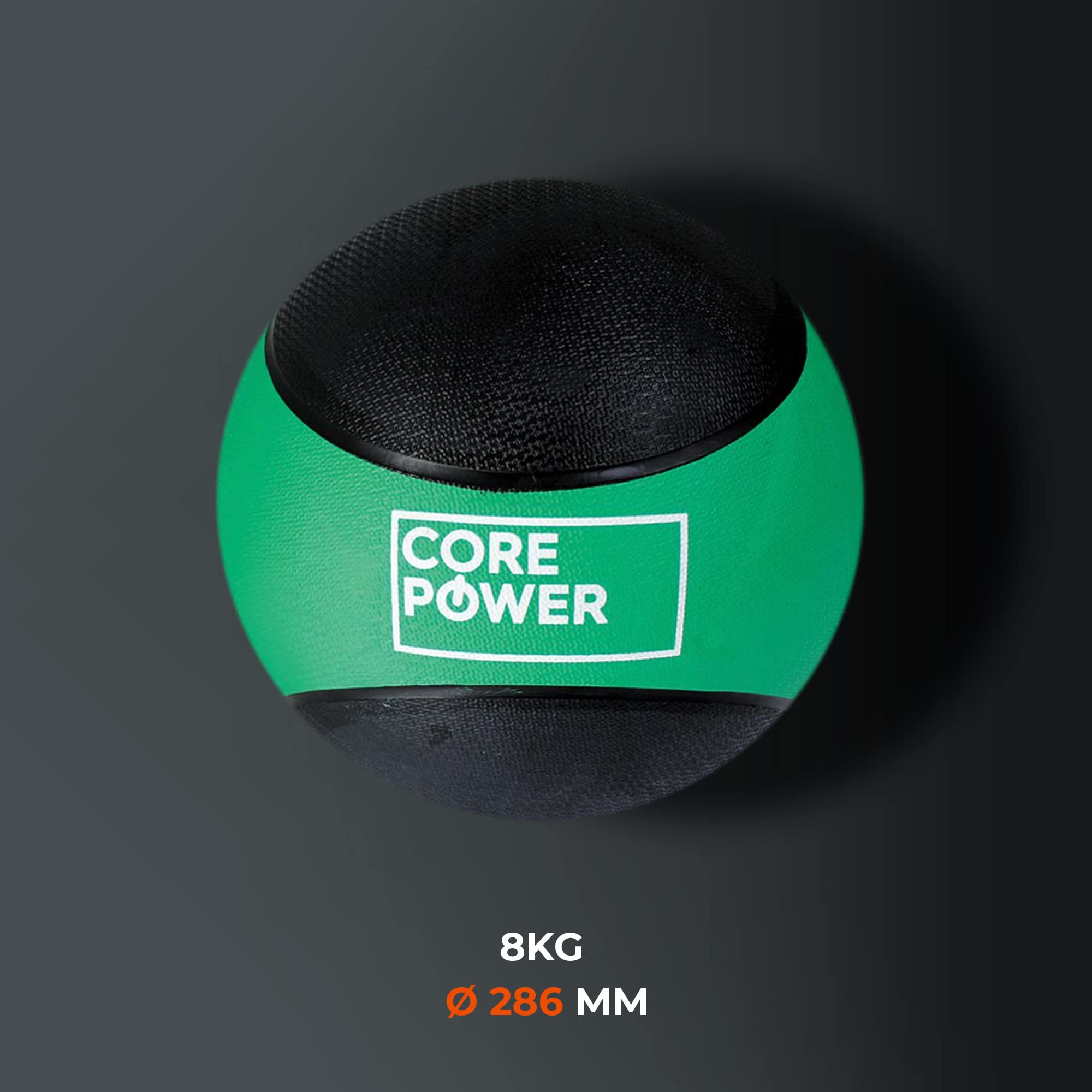 Core Power Medicine Ball 8kg - Palla ponderata di Alta qualità per Il Fitness, l'allenamento di Tutto Il Corpo e la Riabilitazione