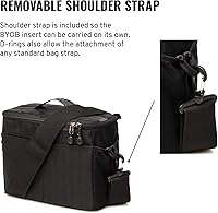 Vista 4 de Tenba BYOB 10 Camera Insert - Turns any bag into a camera bag for DSLR and Mirrorless cameras and lenses – Black (636-630)