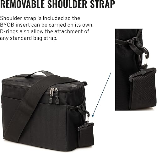 Miniatura 4 de Tenba BYOB 10 Camera Insert - Turns any bag into a camera bag for DSLR and Mirrorless cameras and lenses – Black (636-630)