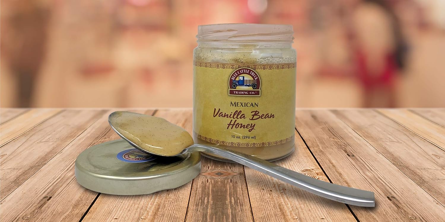 Blue Cattle Trucking Co. Gourmet Mexican Vanilla Bean Honey, 9 Ounce