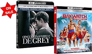 Fifty Shades of Grey [4K Ultra HD + Blu-ray] & Baywatch [4K UHD + Blu-ray + Digital] Spanish & English Audio