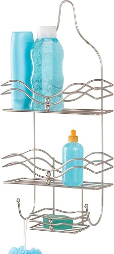 Bath Bliss DL-4737-SAT - Carrito de ducha, satinado