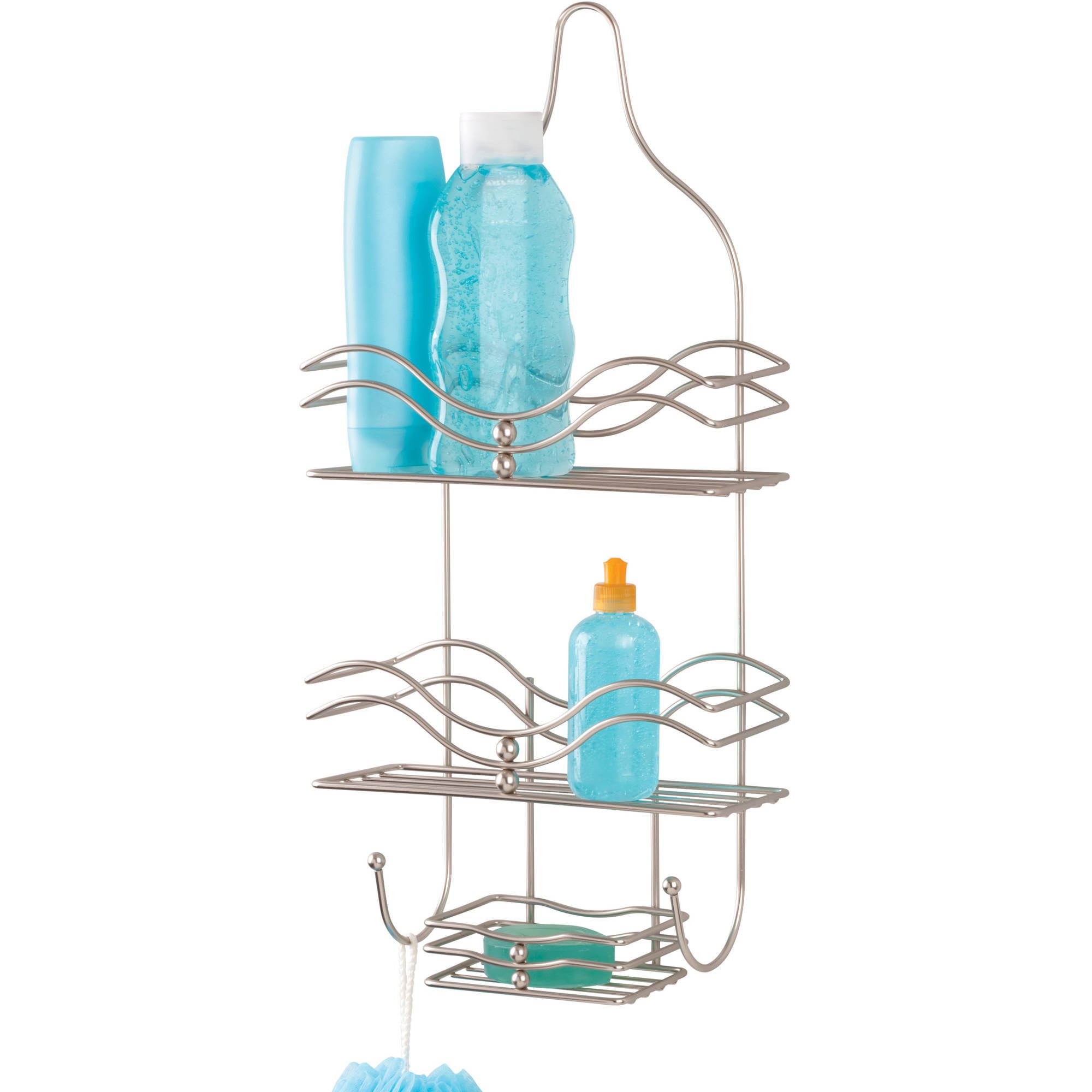 Bath Bliss DL-4737-SAT Shower Caddy Satin
